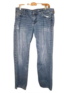 Kut From The Kloth Straight Leg Jeans Women’s Size 10 Medium Wash‎ Stretch Denim